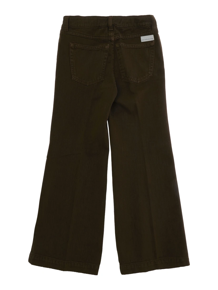 J-NADIA 5 POCKET pants with pockets 100% Cotton brown Boy