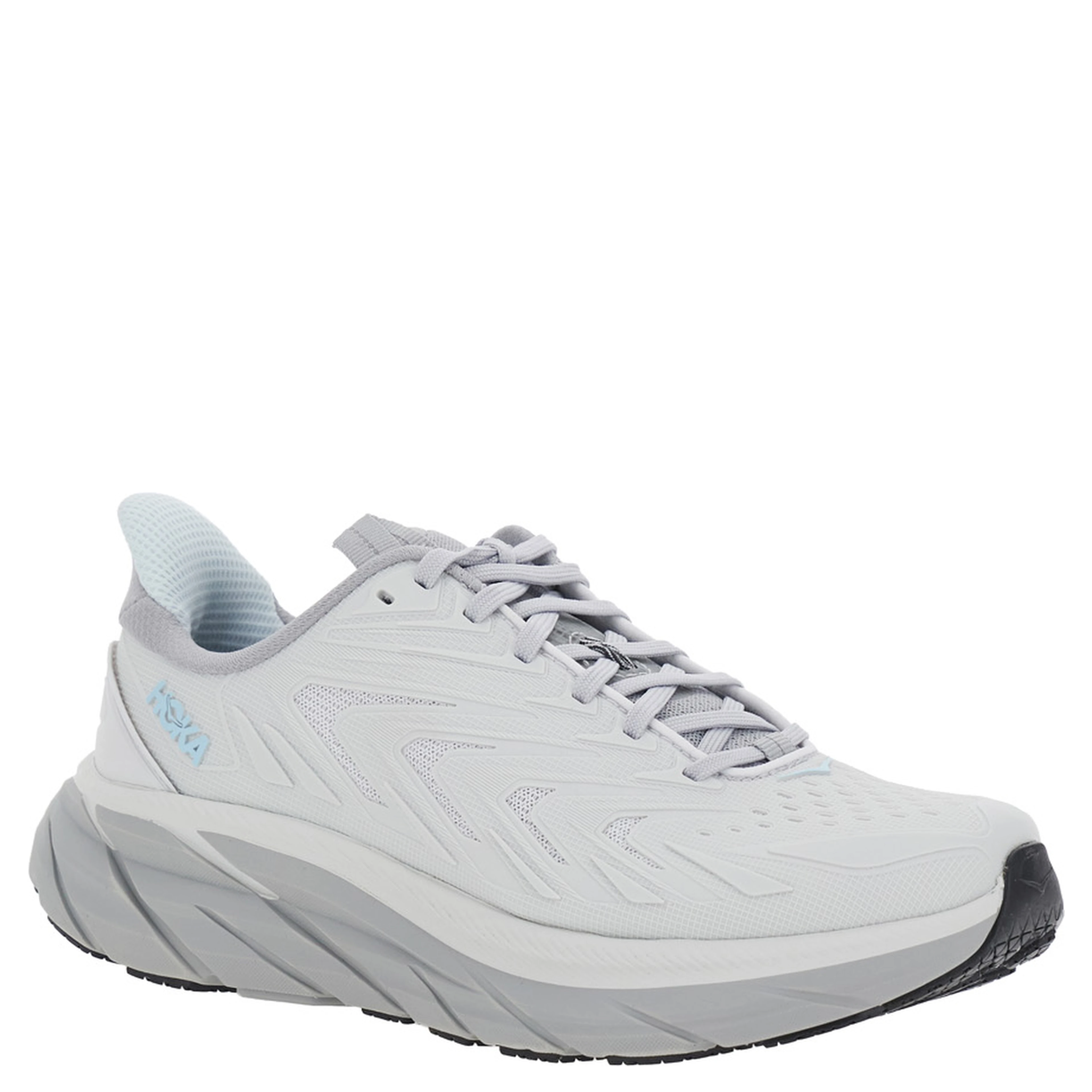 CLIFTON UTL is a cushioning shoe, made of Tech Fabric, in white, unisex