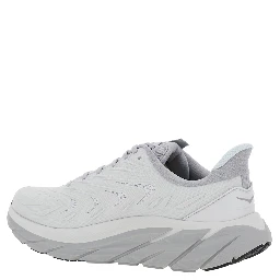 CLIFTON UTL is a cushioning shoe, made of Tech Fabric, in white, unisex