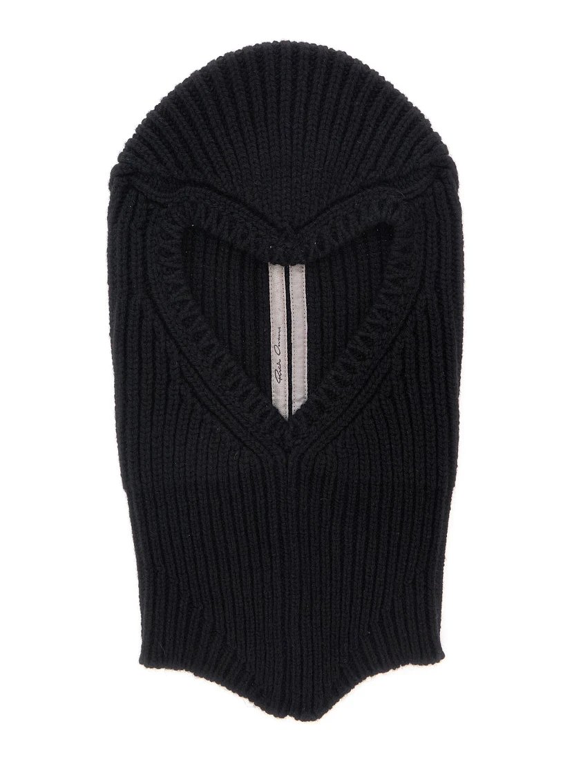 PORTERVILLE SKULL black Hat with balaclava design in Cashmere and Wool men