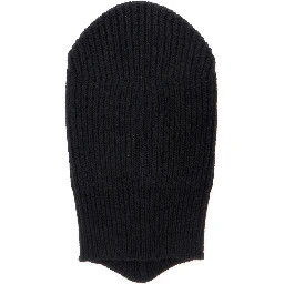 PORTERVILLE SKULL black Hat with balaclava design in Cashmere and Wool men
