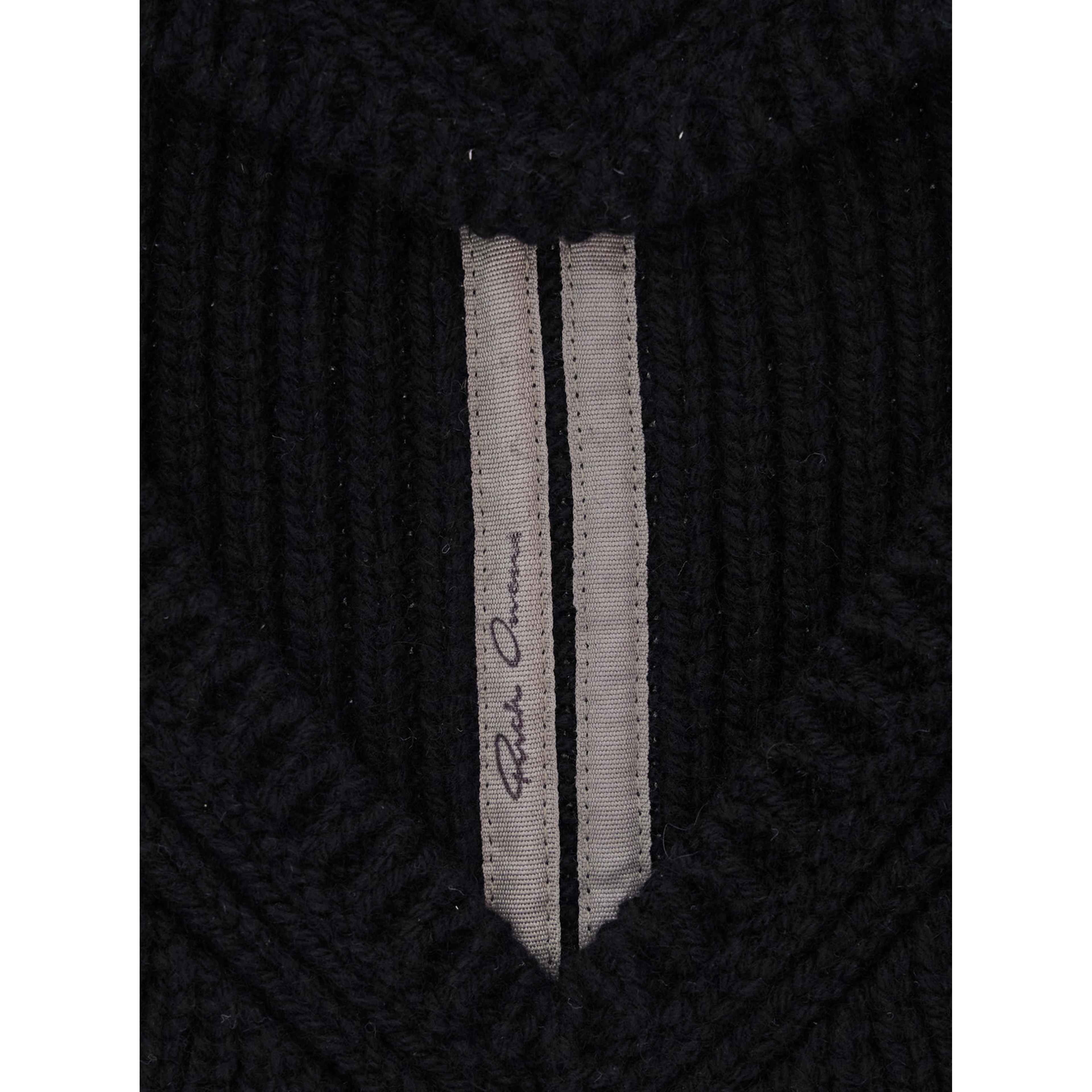 PORTERVILLE SKULL black Hat with balaclava design in Cashmere and Wool men