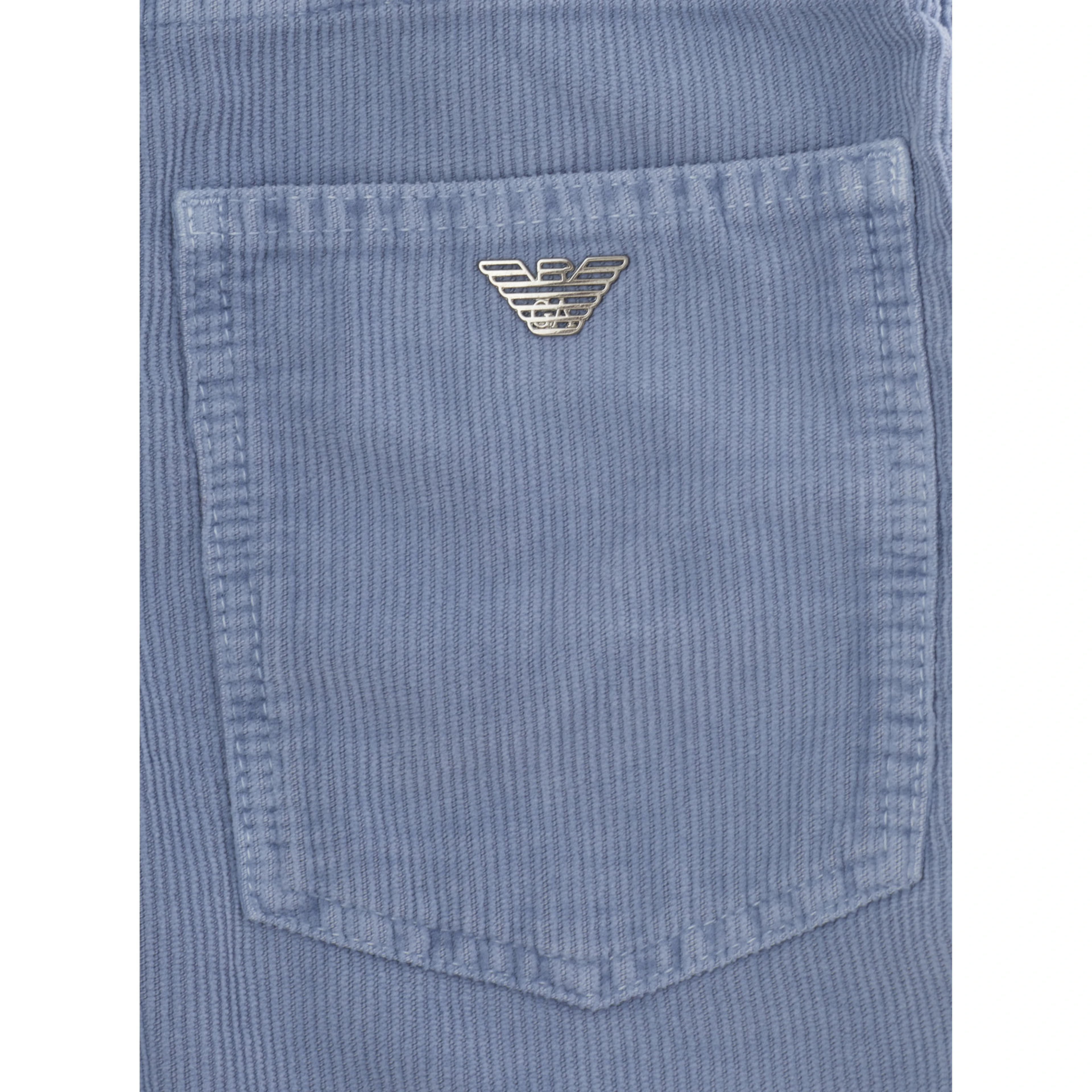 Blue jeans with logo embroidery on the back in denim boy