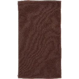 Brown scarf with applied Monile detail in cashmere women