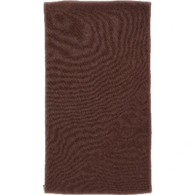 Brown scarf with applied Monile detail in cashmere women