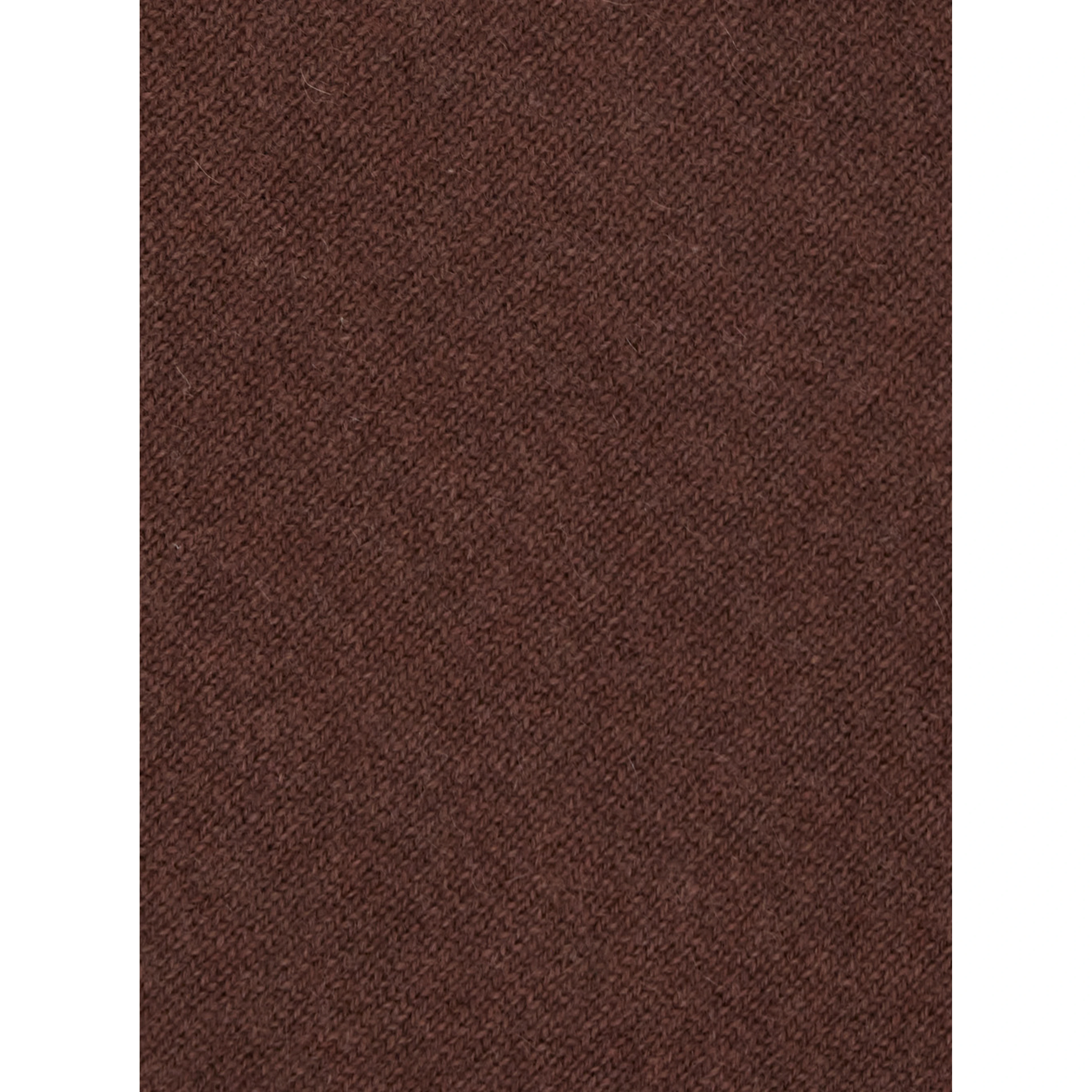 Brown scarf with applied Monile detail in cashmere women