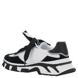 Black Sneakers DG COUTRYROAD with contrasting details. Rubber sole. In leather. Men.