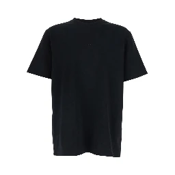Black T-Shirt NISO with Round Neck and Short Sleeves for Men