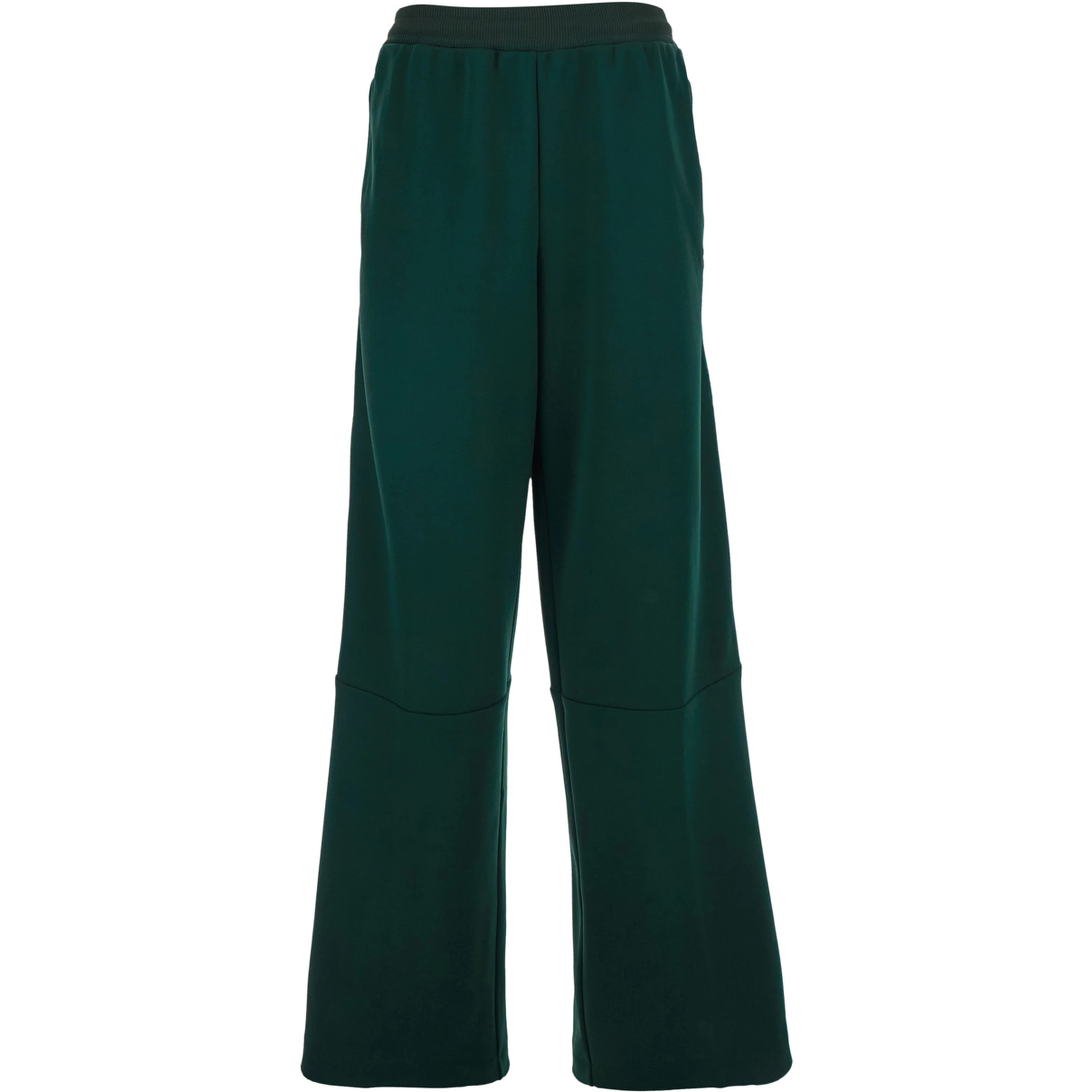 Green Pants with stripe details in tech fabric for Women