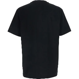 Black T-Shirt NISO with Round Neck and Short Sleeves for Men