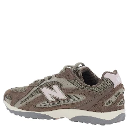 204L Brown Sneakers with Mesh Details and Rubber Sole in suede Unisex