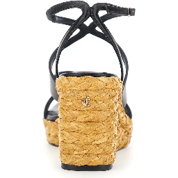 Brigitte Metallic Mule with heart neckline and front opening in leather women