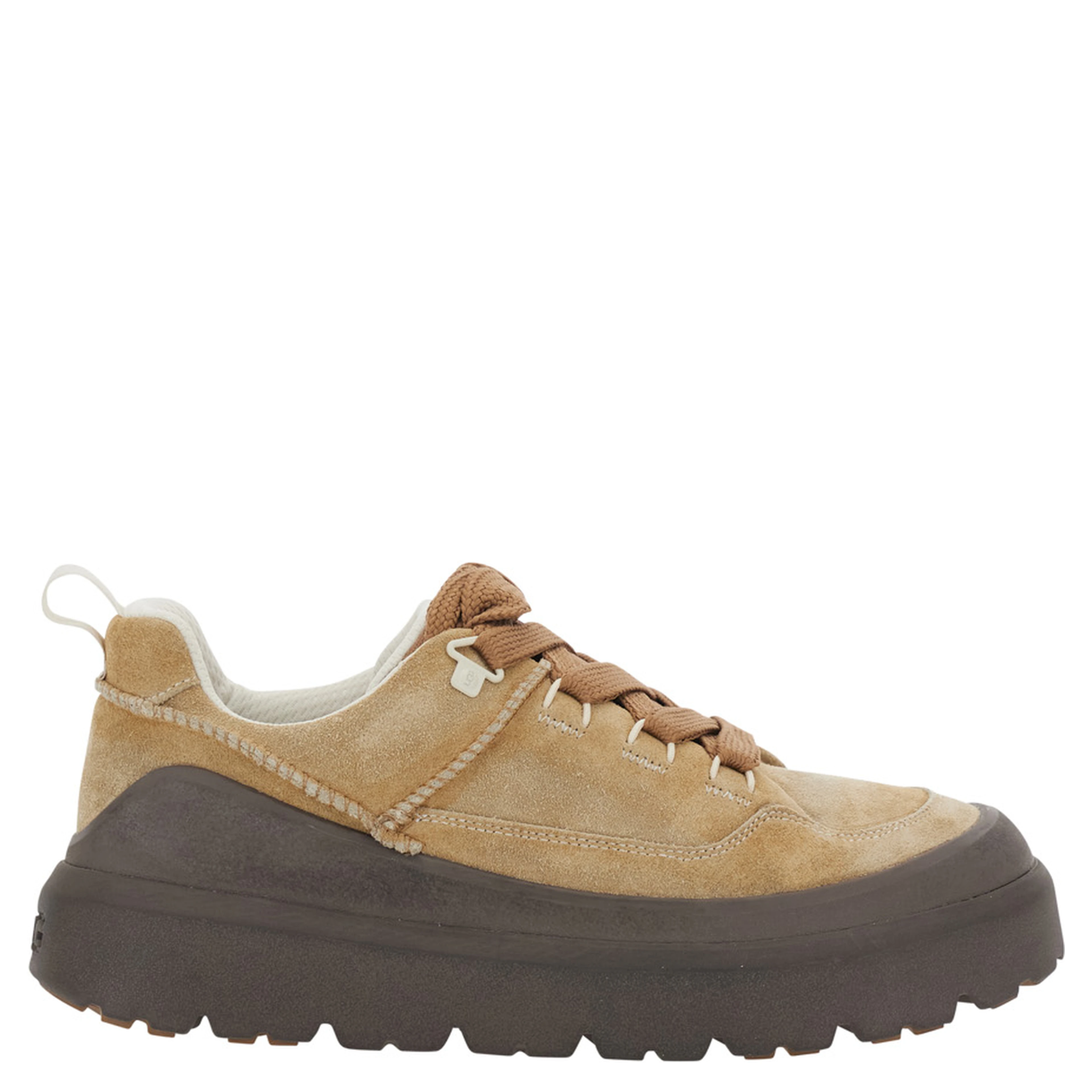 M HERITAGE UTILITY SNEAKER KNOLL Brown Sneakers with leather details and lace-up closure for Men