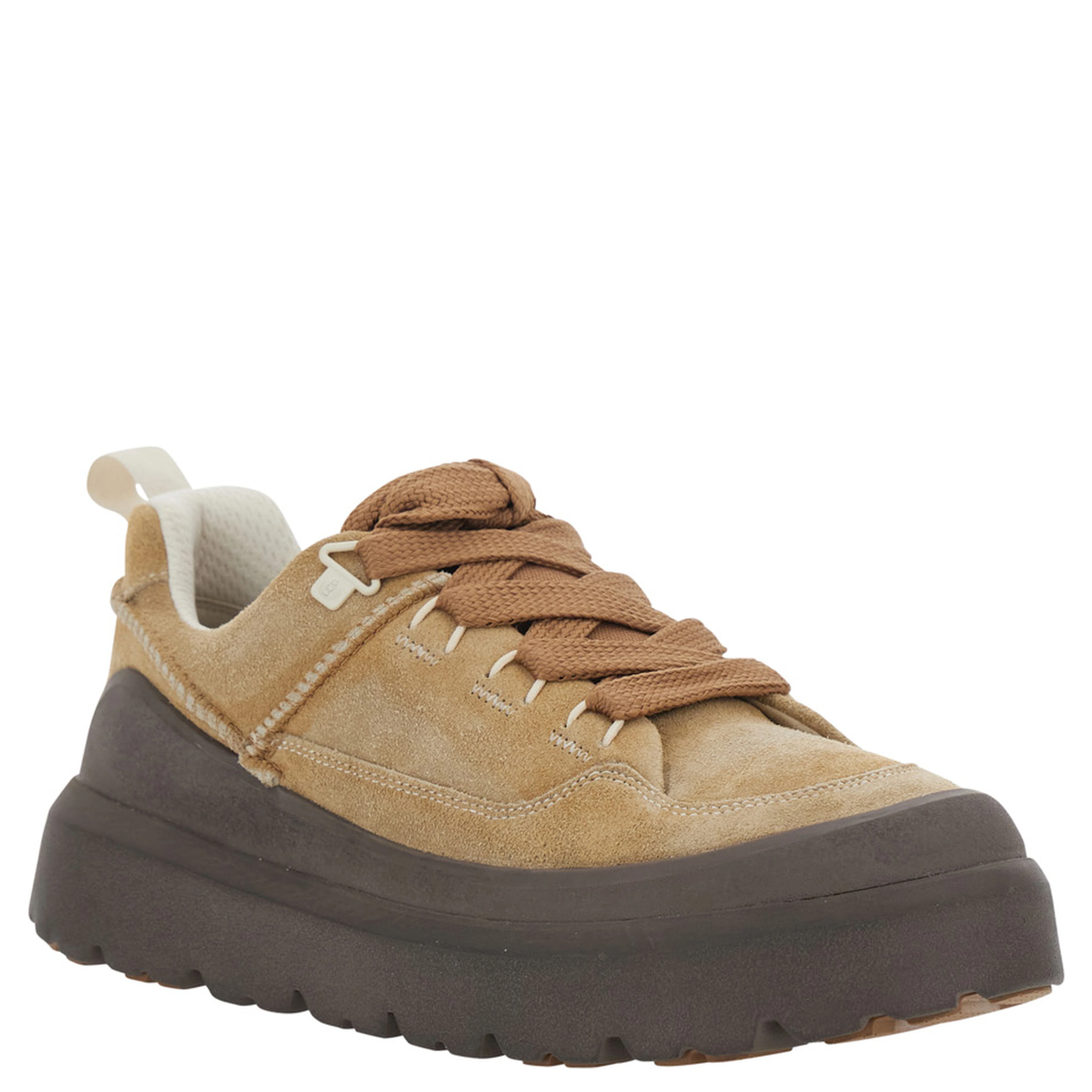 M HERITAGE UTILITY SNEAKER KNOLL Brown Sneakers with leather details and lace-up closure for Men