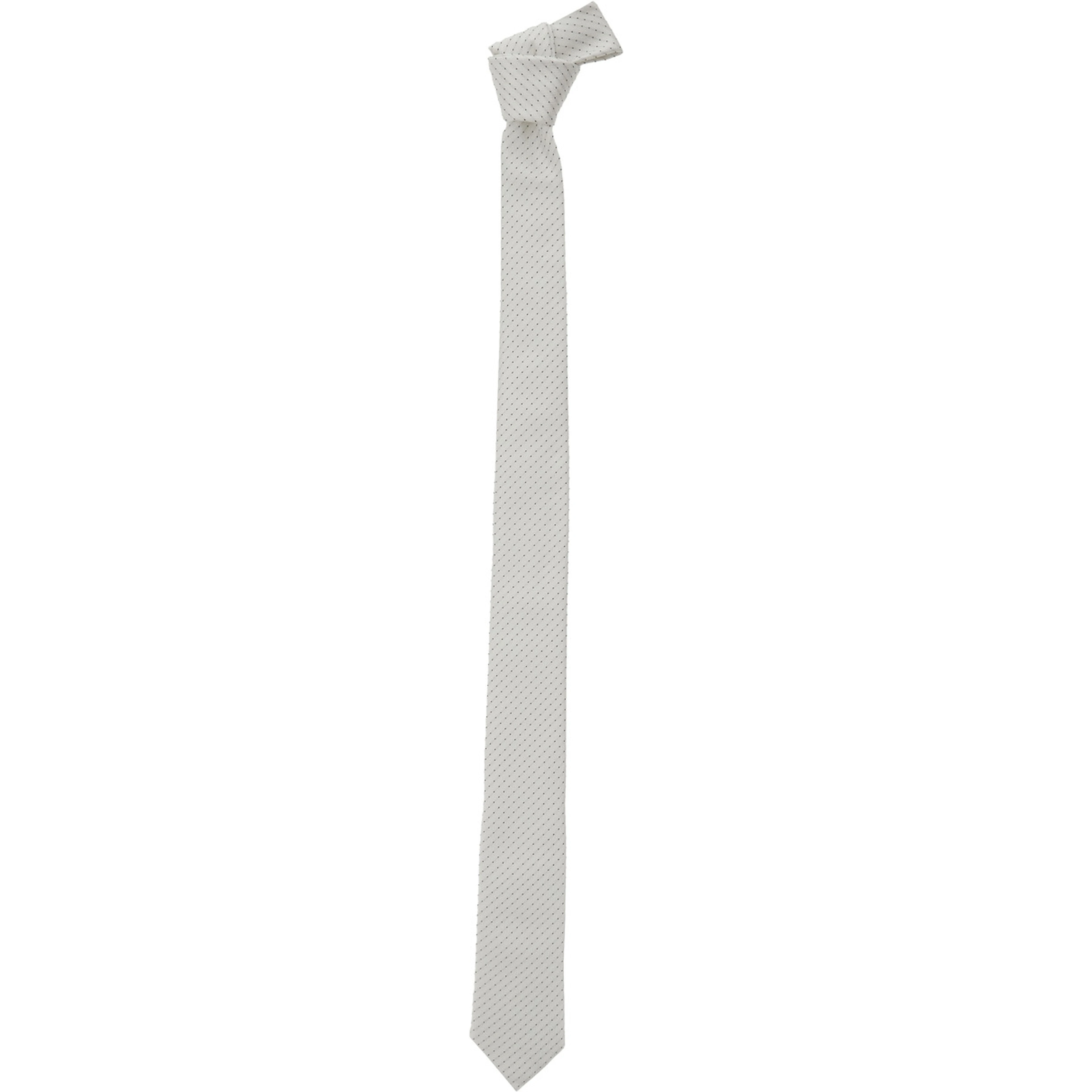 TIE 5.5 CM - White Silk Tie for Men