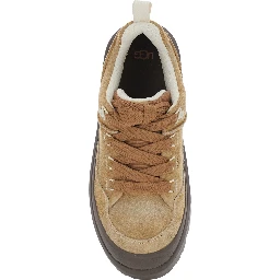 M HERITAGE UTILITY SNEAKER KNOLL Brown Sneakers with leather details and lace-up closure for Men