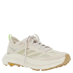 Sneaker Mafate Speed 4 Lite Low Top with Mesh Inserts in Tech Fabric White Unisex