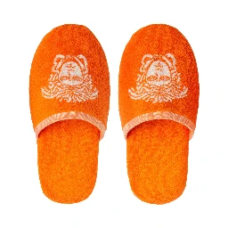 Slippers in Tech Fabric with Orange Medusa Jacquard Unisex
