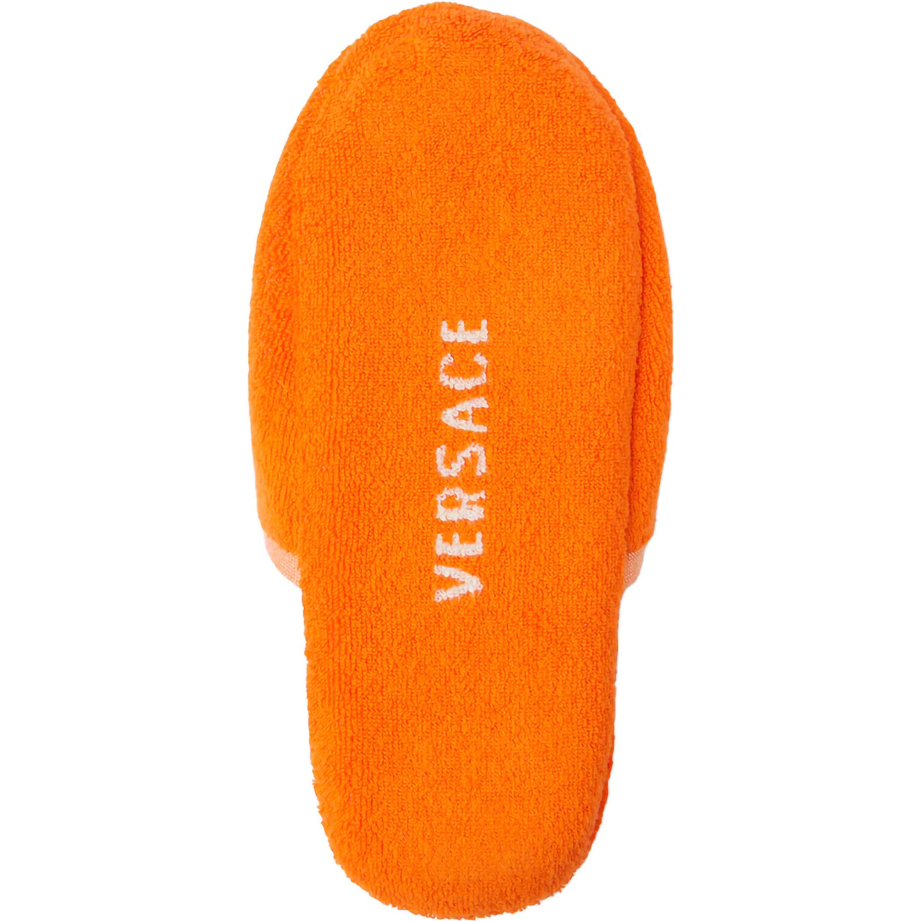 Slippers in Tech Fabric with Orange Medusa Jacquard Unisex