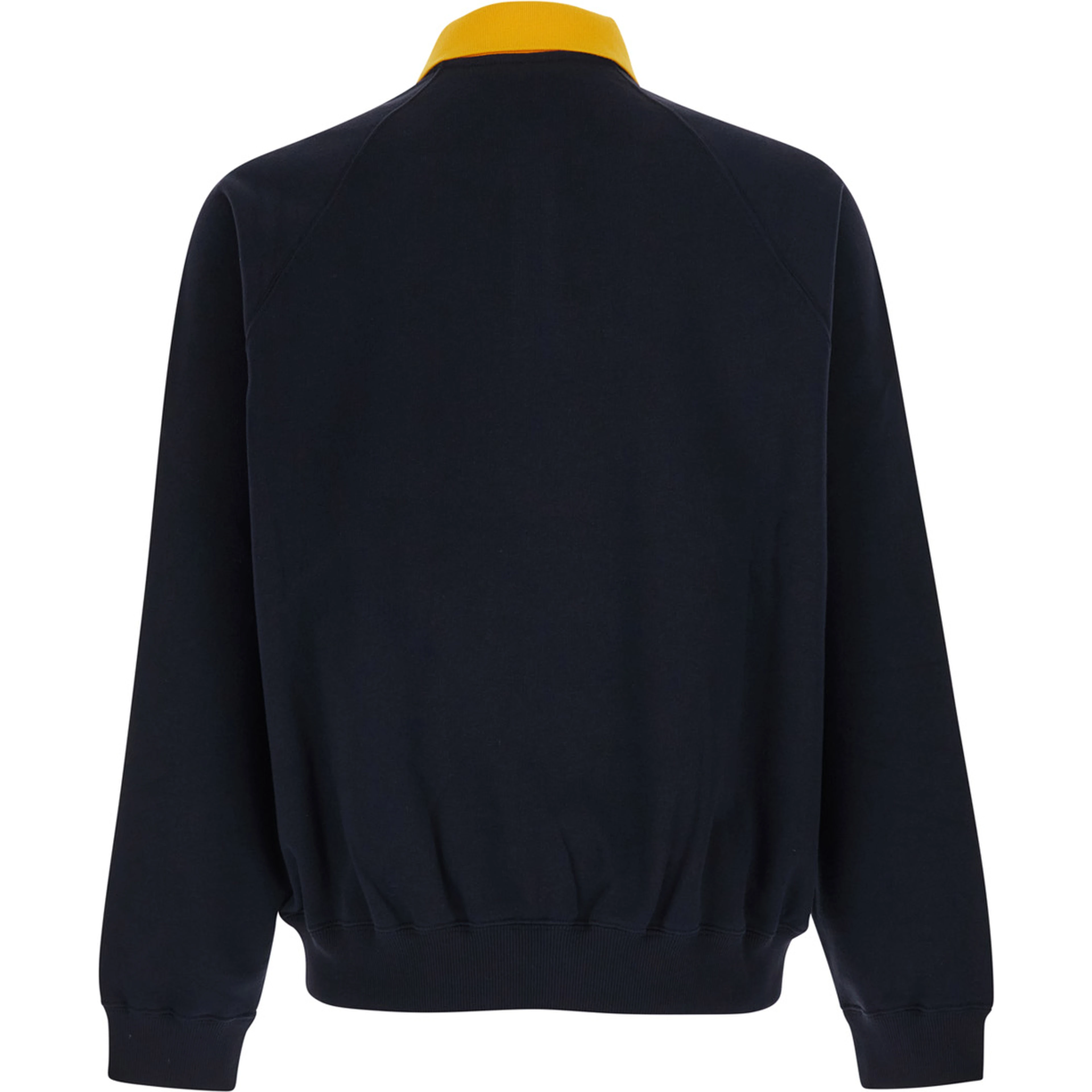 Blue Hoodie with Fixed Hood for Women