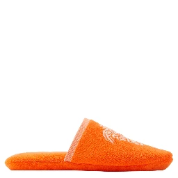 Slippers in Tech Fabric with Orange Medusa Jacquard Unisex