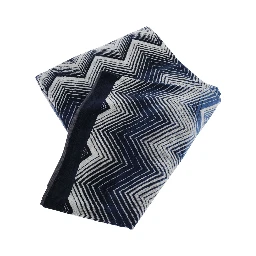 MAREA TOWEL with multicolored motif and tech fabric unisex