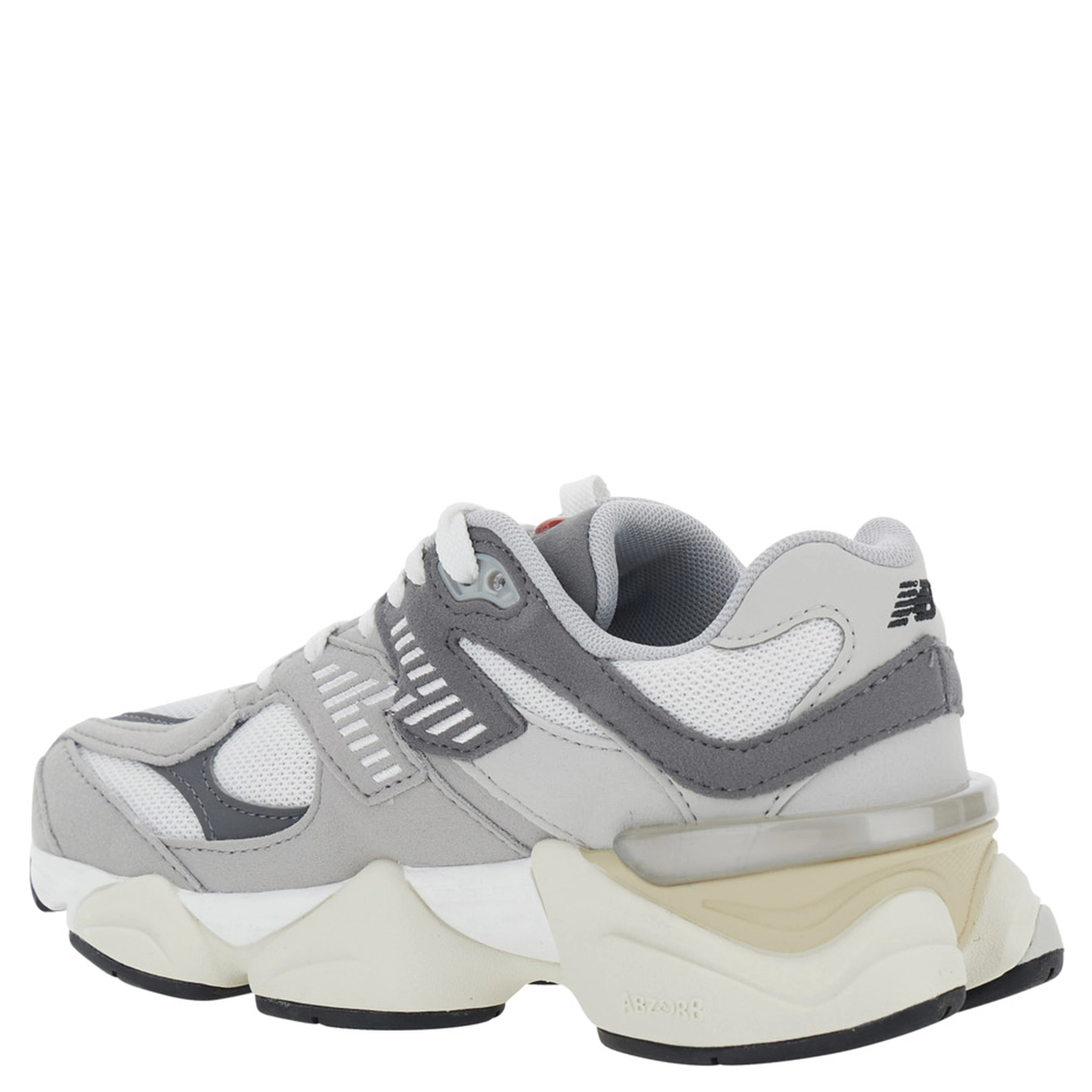 Gray 9060 Sneakers with Contrast Details in Synthetic for Men