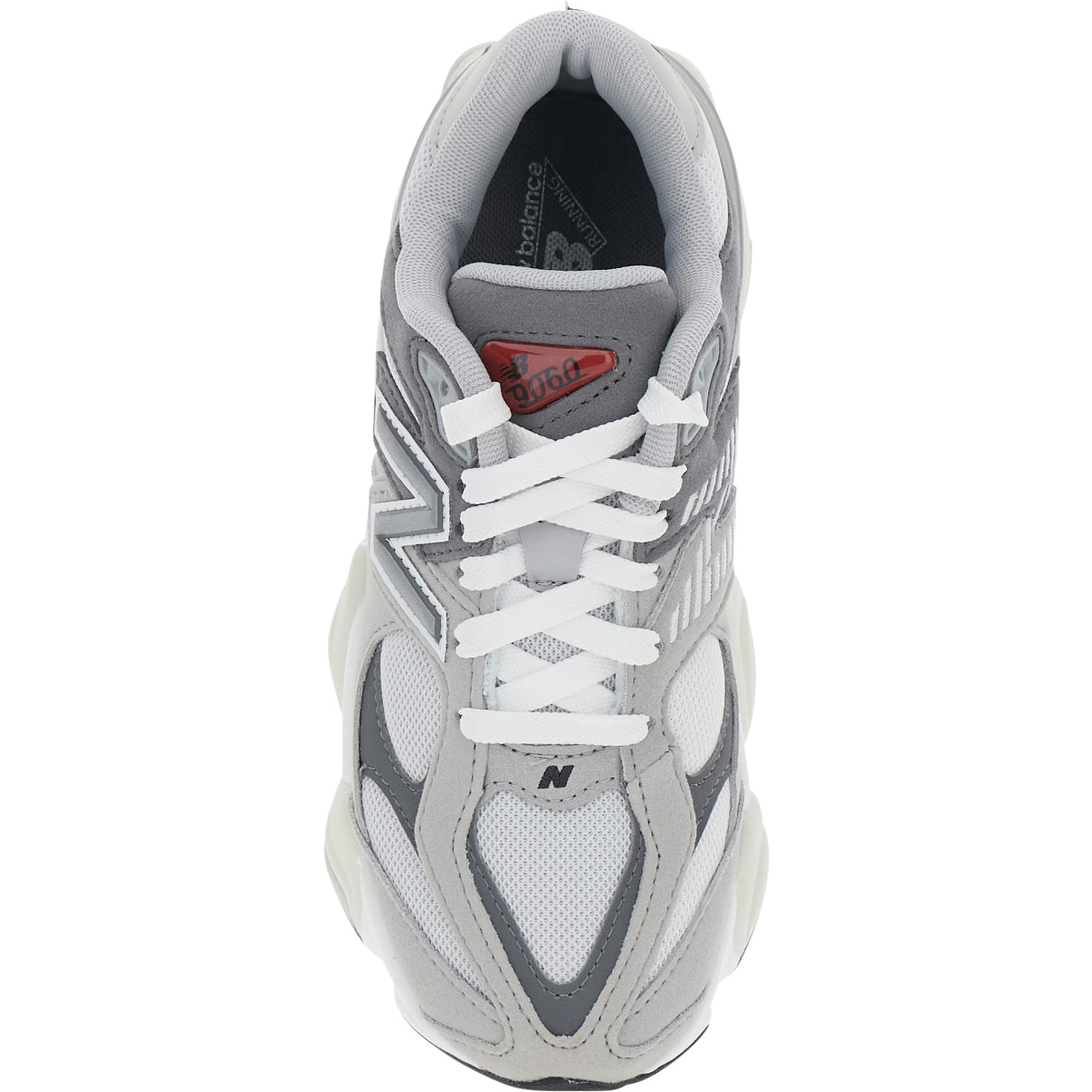 Gray 9060 Sneakers with Contrast Details in Synthetic for Men