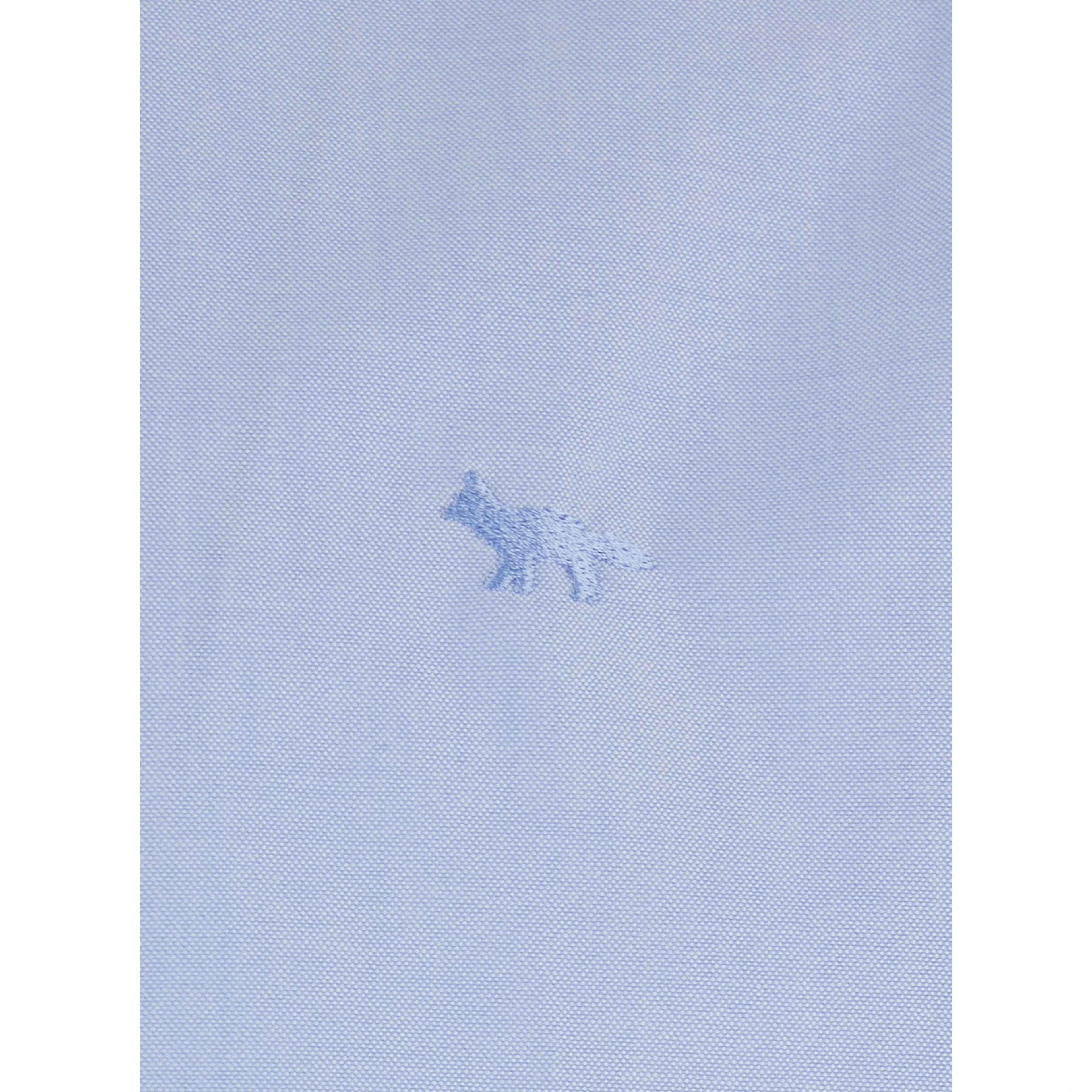 PROFILE FOX CASUAL SHIRT - Light Blue - Classic Collar Long Sleeve Shirt - In Cotton - Men