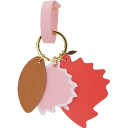 Multicolor Keychain with charm and ring closure in Tech Fabric Boy