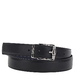 Belt DOUBLE/ADJUSTABLE with Black Leather Buckle