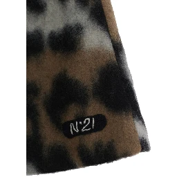 Skirt N210EXN0515N21G112F0N710 with details in polyester, acrylic and wool, multicolored, girl