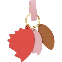 Multicolor Keychain with charm and ring closure in Tech Fabric Boy