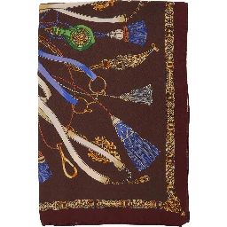 SCARF with elegant design and refined details in Brown Unisex