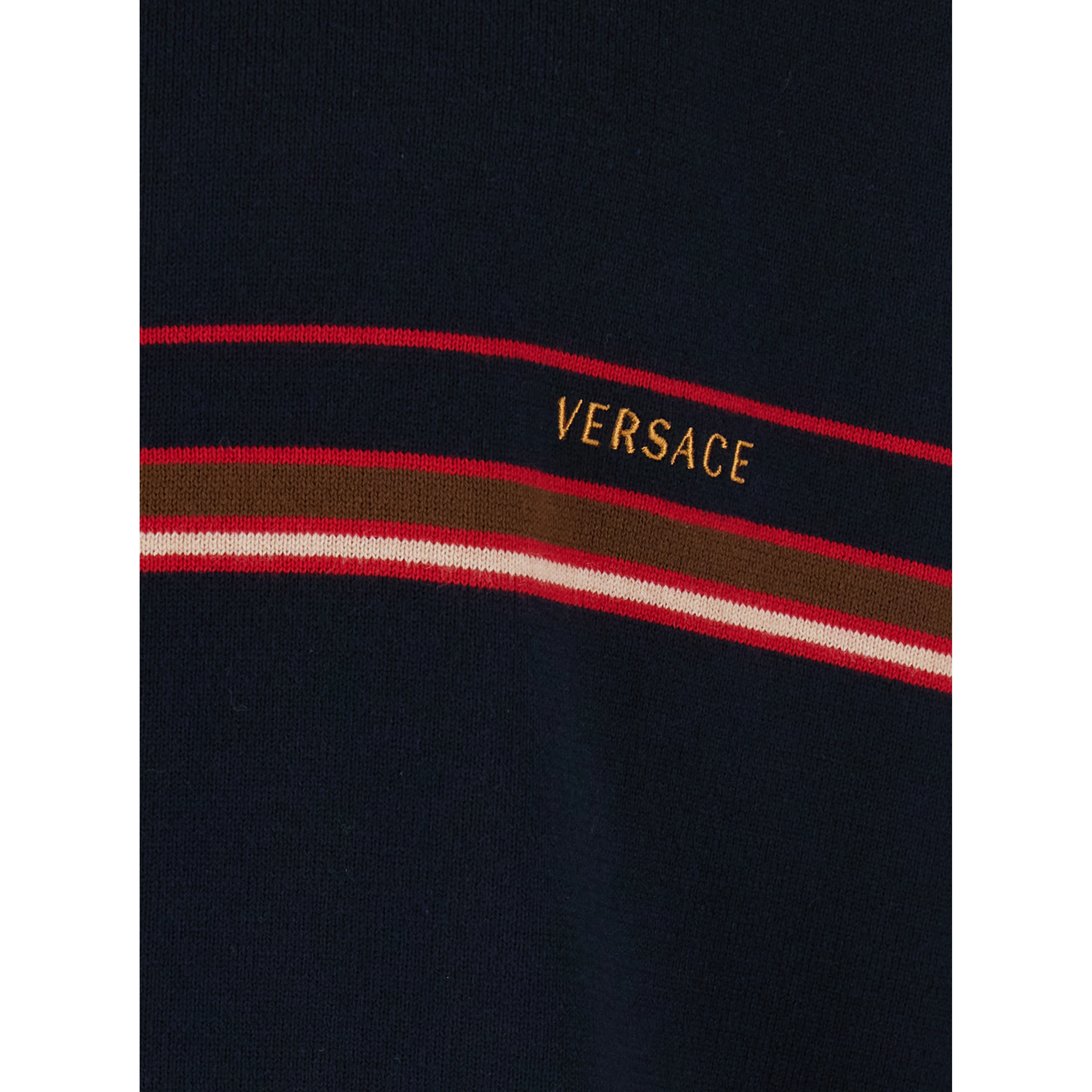 blue Polo Shirt with classic collar and logo lettering on the front in cotton for men