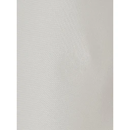 Pavido White Sleeveless Top with Round Neck and Tone-on-Tone Logo Embroidery on the Front in Silk for Women