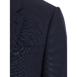 Blue Suit with Jacket and Trousers