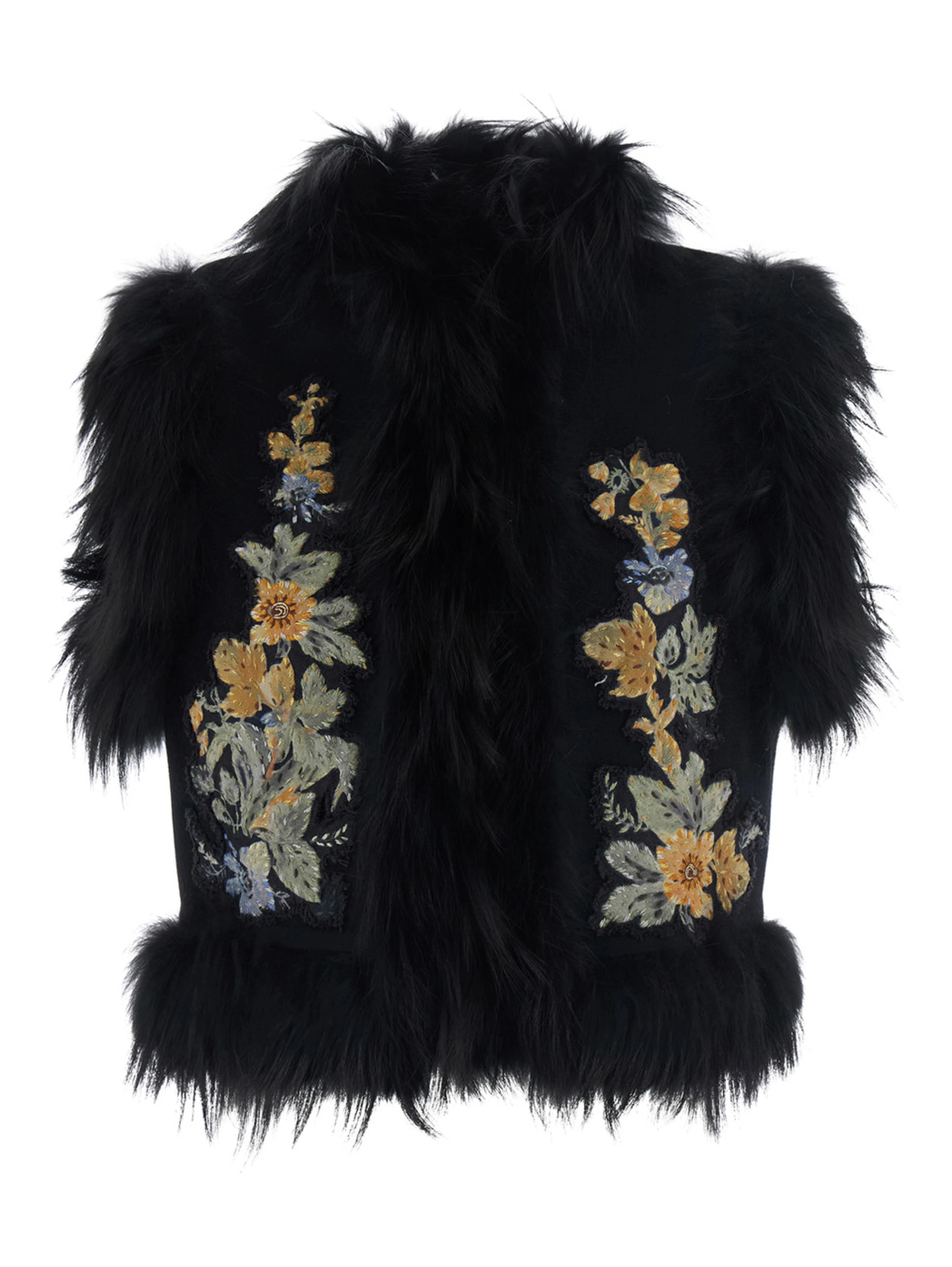 GILET PANNO + FLORAL