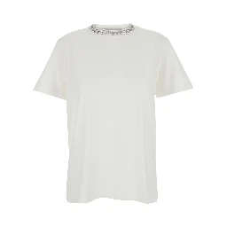 T-shirt GOLDEN WS REGULAR with cotton and white woman