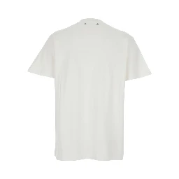 T-shirt GOLDEN WS REGULAR with cotton and white woman