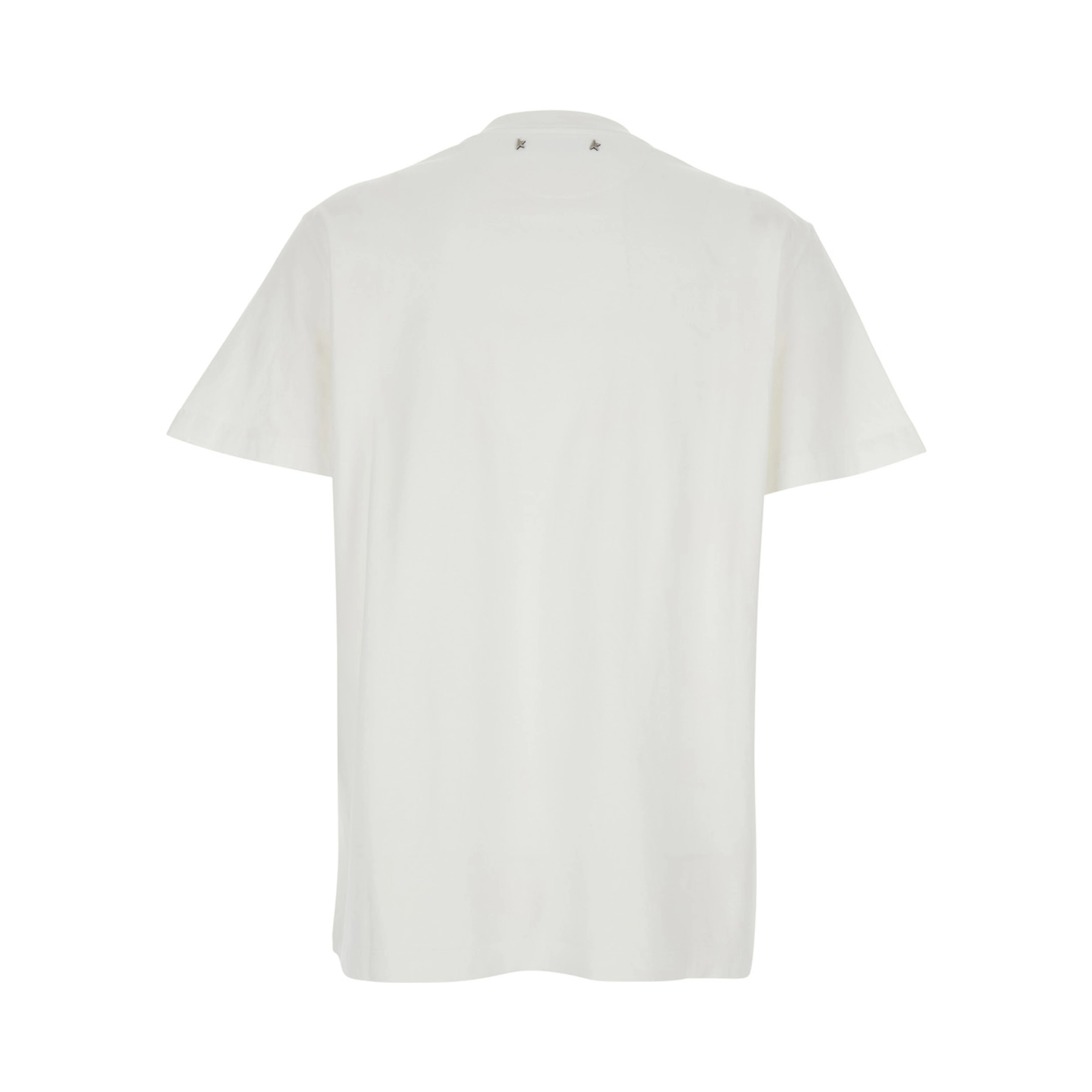 T-shirt GOLDEN WS REGULAR with cotton and white woman