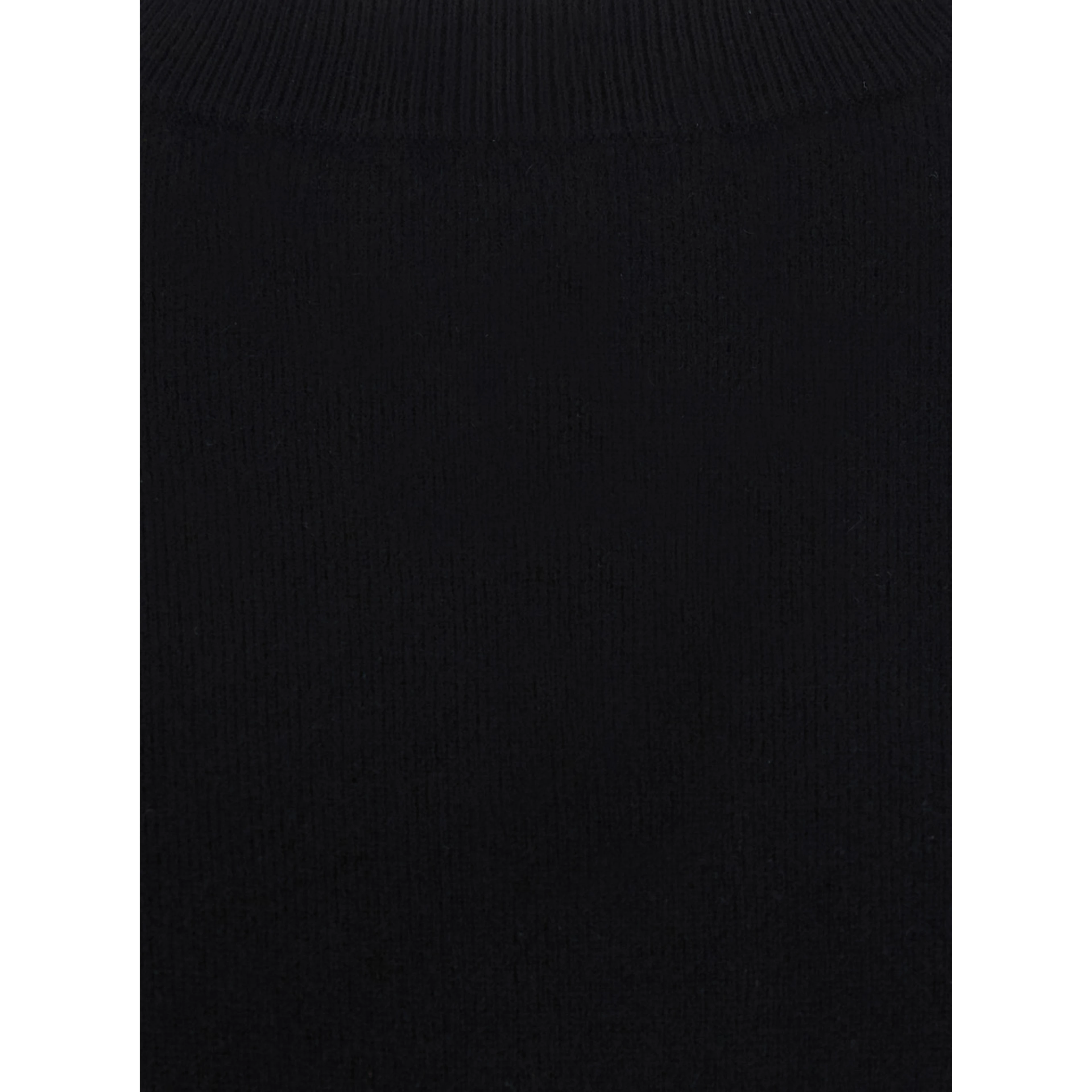 CASHMERE SET with elegant details in black cashmere for women