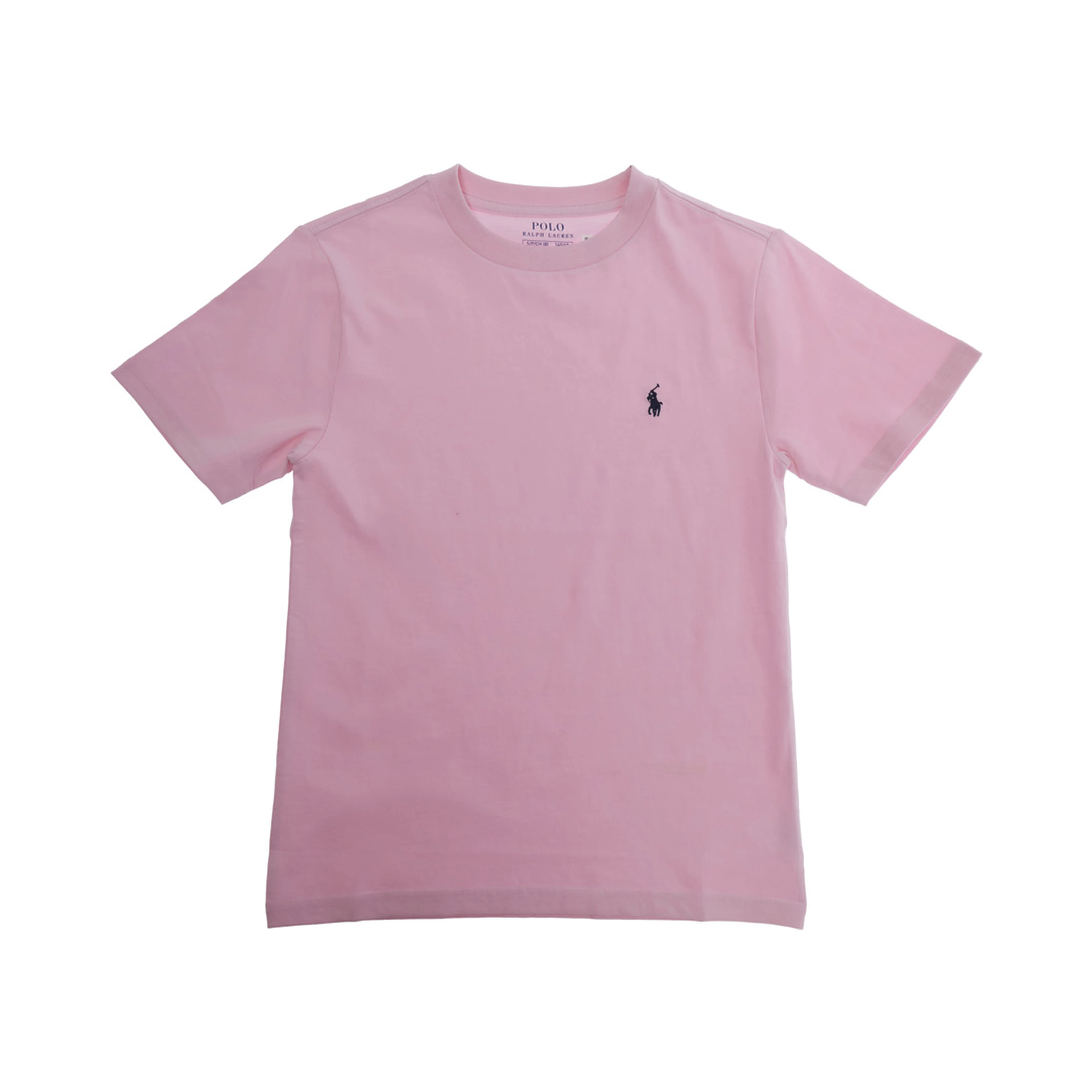 Pink T-Shirt with Front Logo in Cotton for Women
