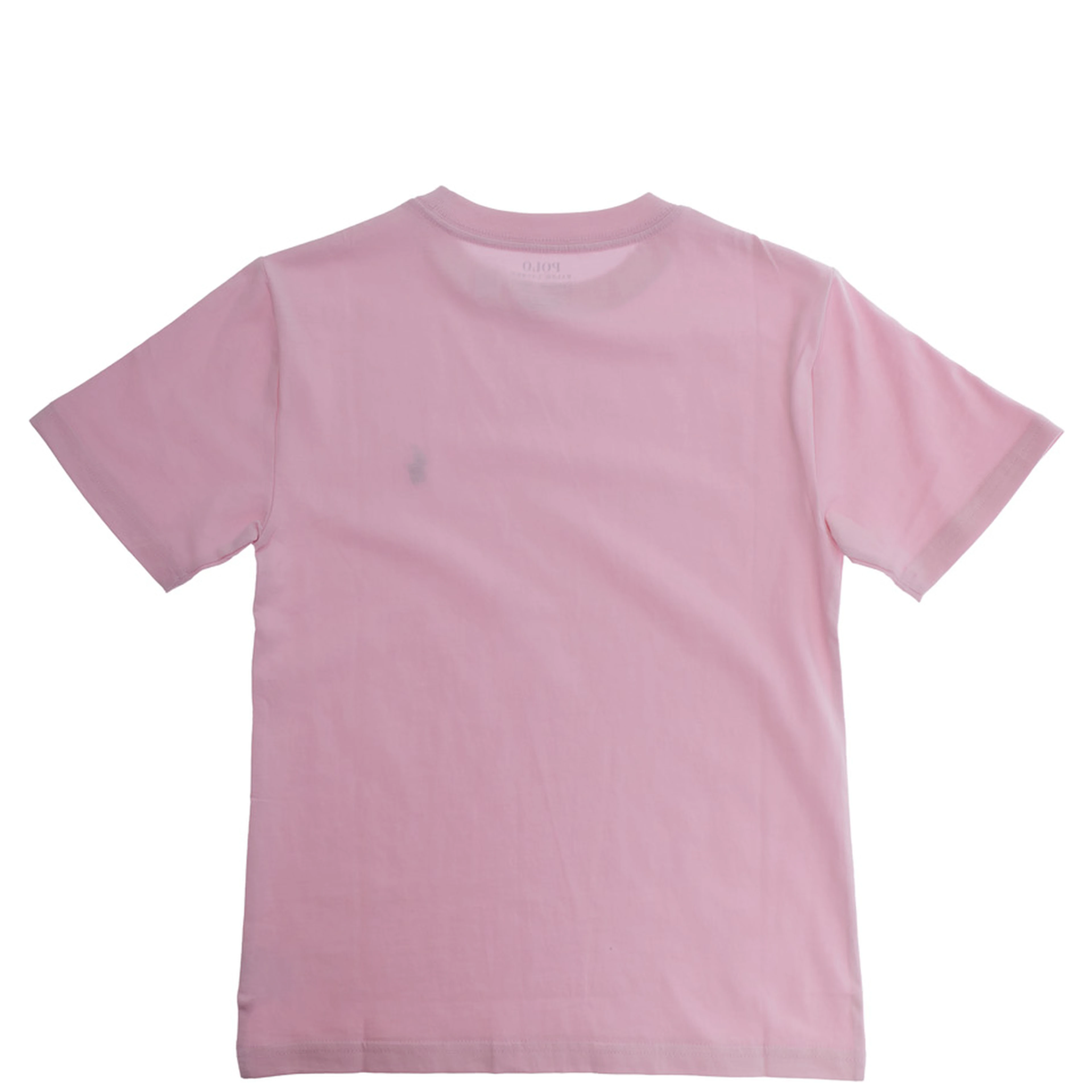 Pink T-Shirt with Front Logo in Cotton for Women