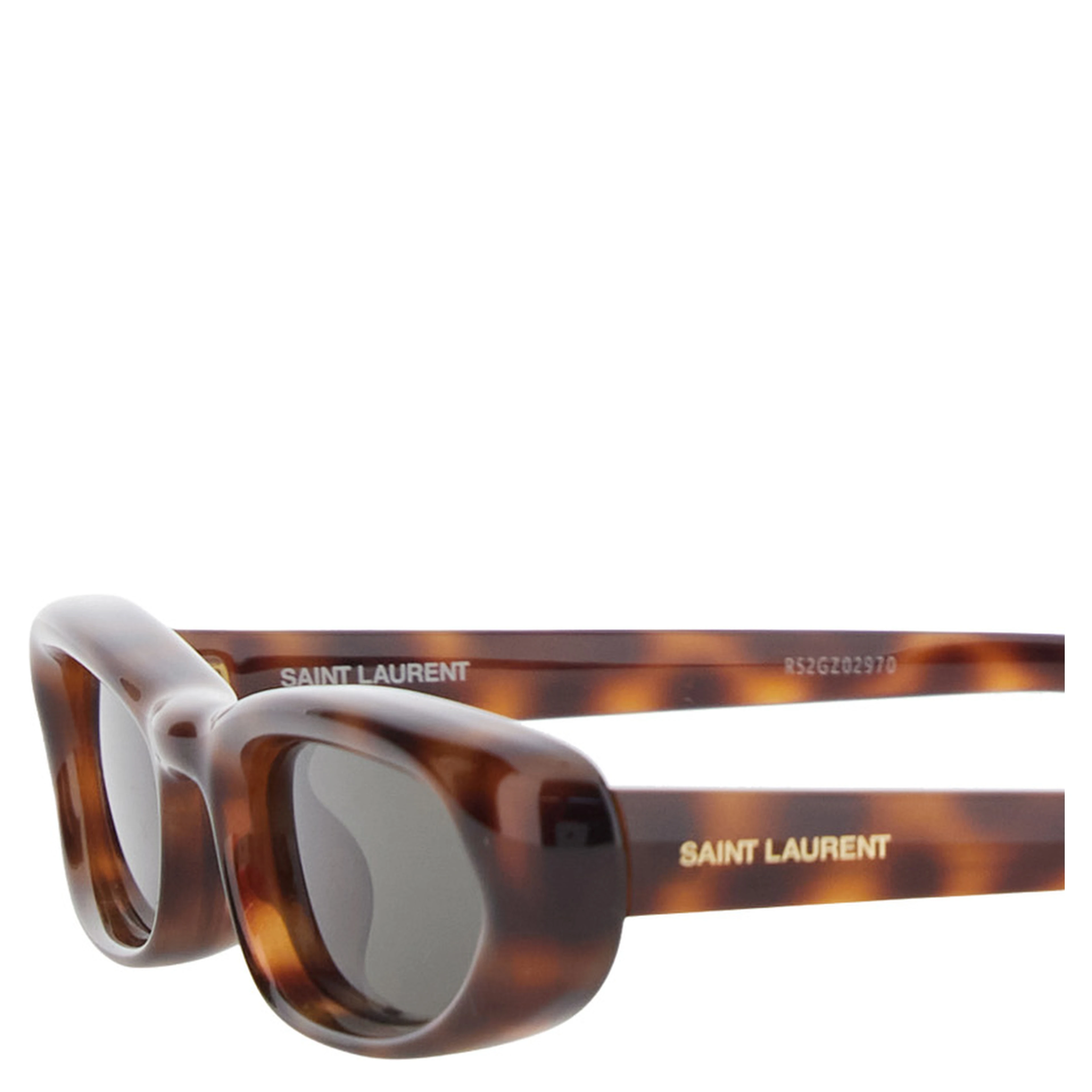 557 Brown Sunglasses with cat-eye leopard design and Logo lettering on the temples in acetate for women