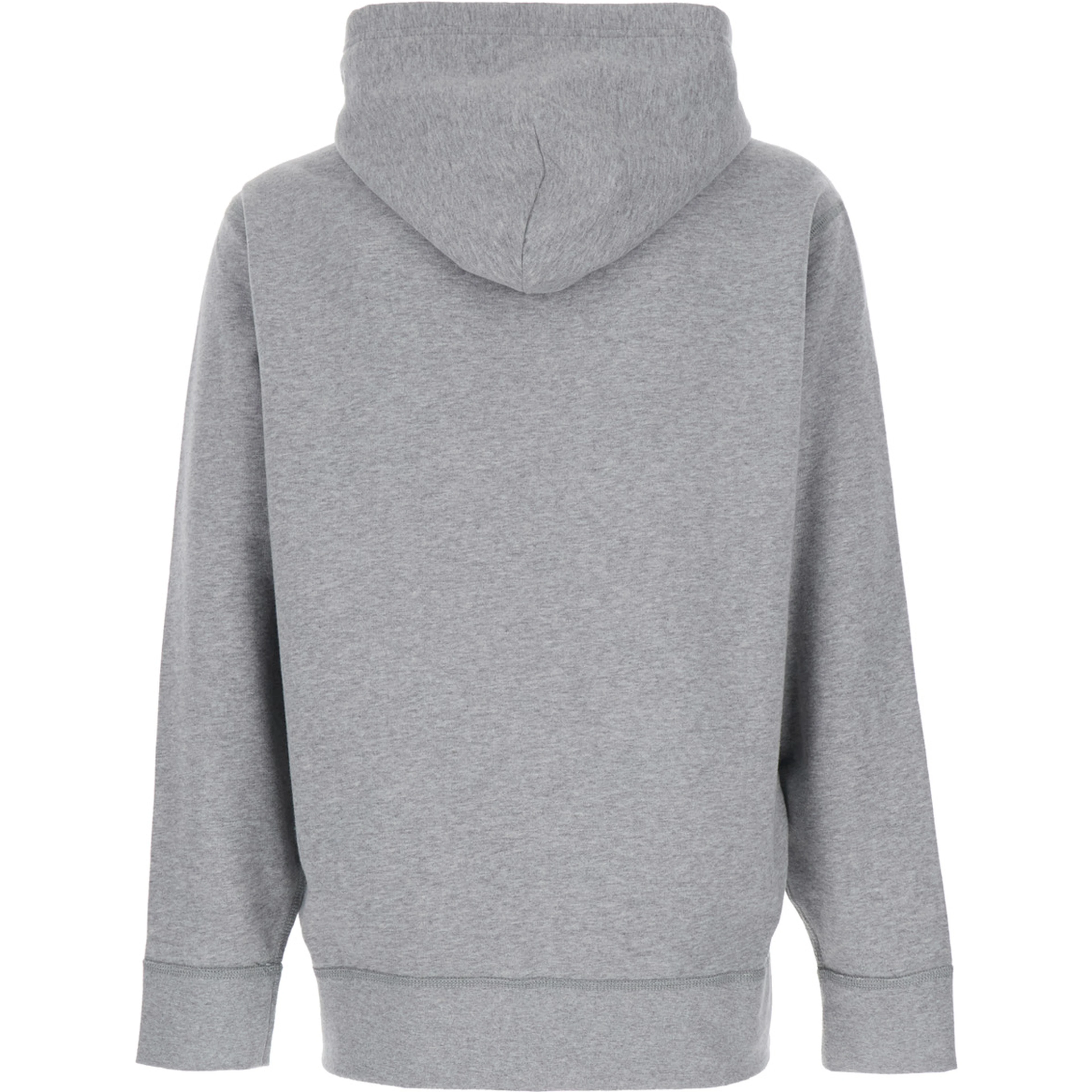 Grey Hooded sweatshirt with drawstring in Blend cotton men