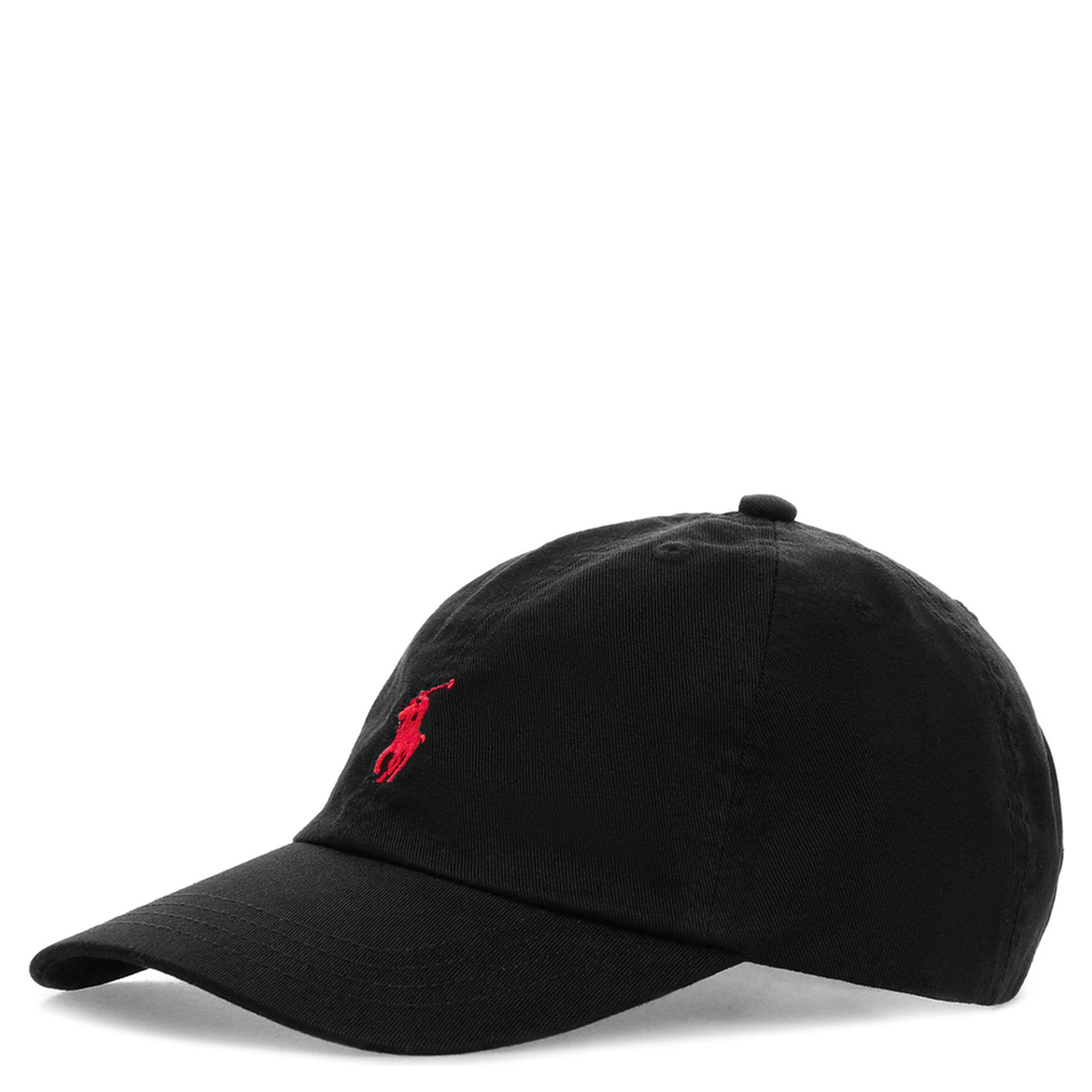 Baseball Cap Logo Black with Front Embroidery in Cotton Boy