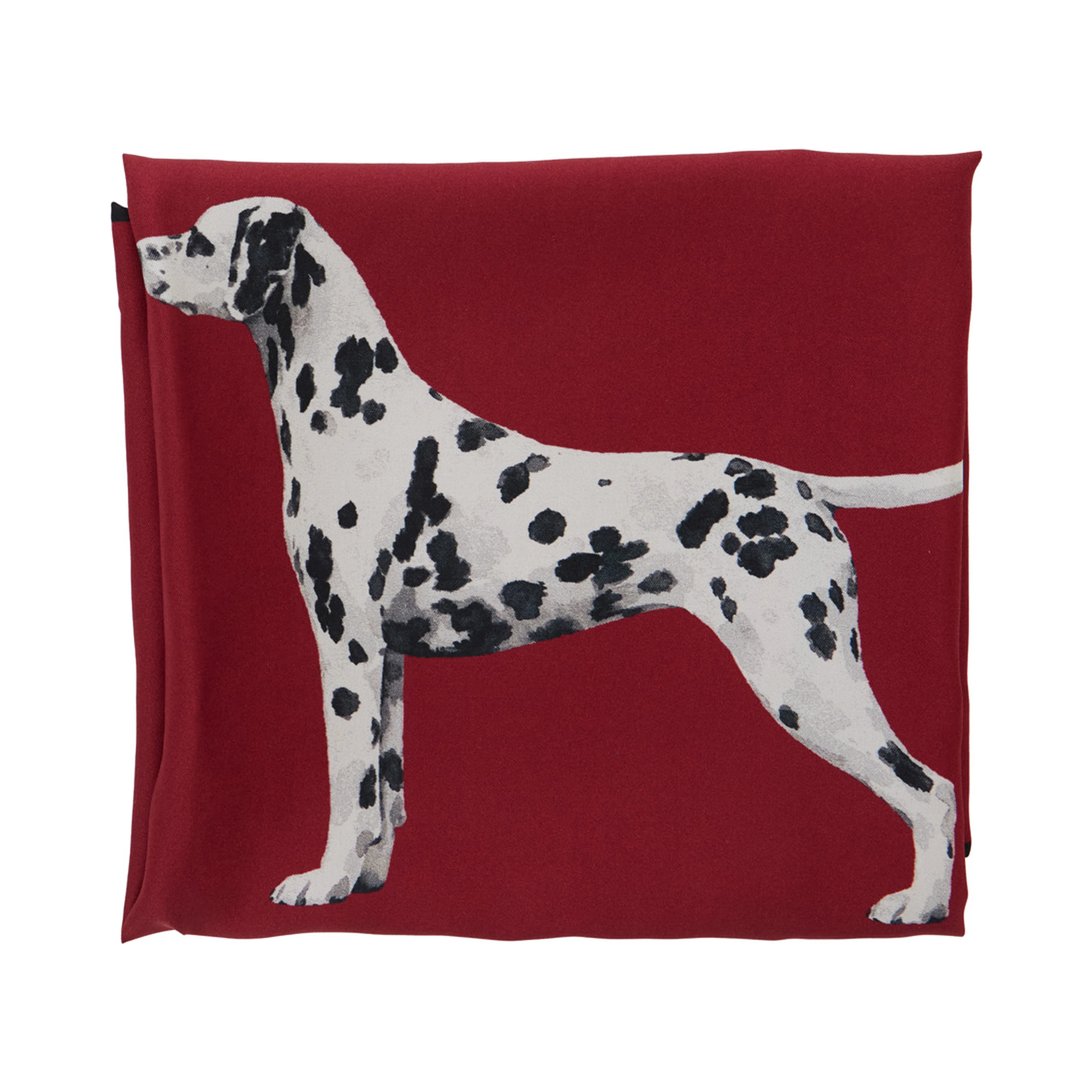 Square Scaf with Dalmatian Print in Silk for Women