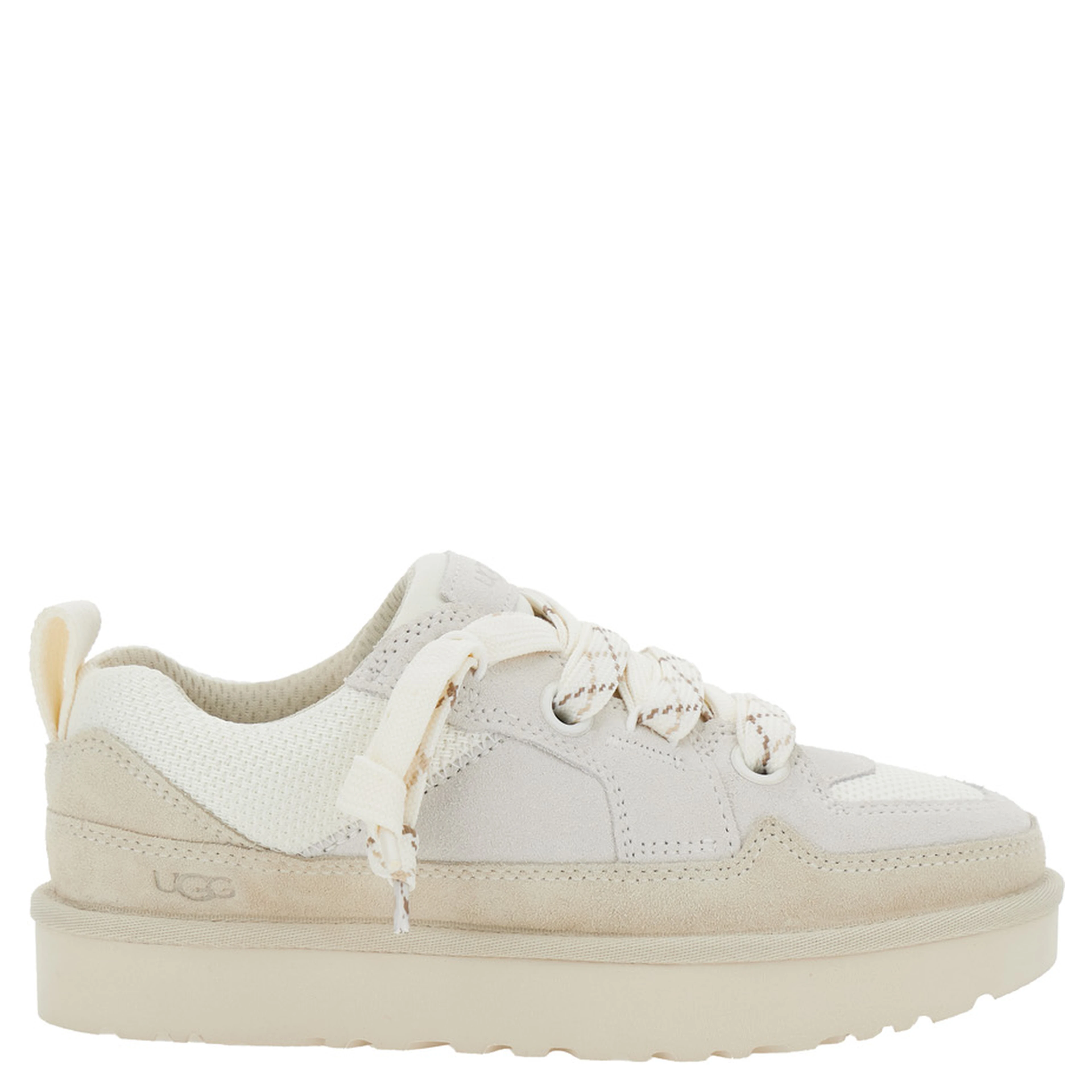 Sneaker Lo Lowmel with mesh inserts and white suede logo for women