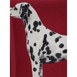 Square Scaf with Dalmatian Print in Silk for Women